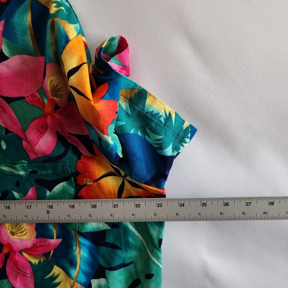 Hilo Hattie Hawaiian Original Floral Short Sleeve Shirt and Shorts Set Large - Picture 6 of 12